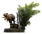 Jurassic Park Icons Statue T-Rex Breakout Set A 17 cm - immagine 4