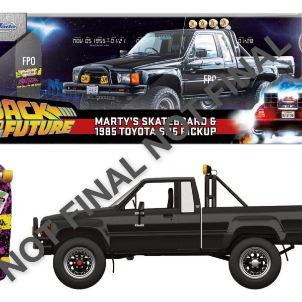 Back to the Future Diecast Vehicle 1:24 Marty's Skateboard 1985 Toyota