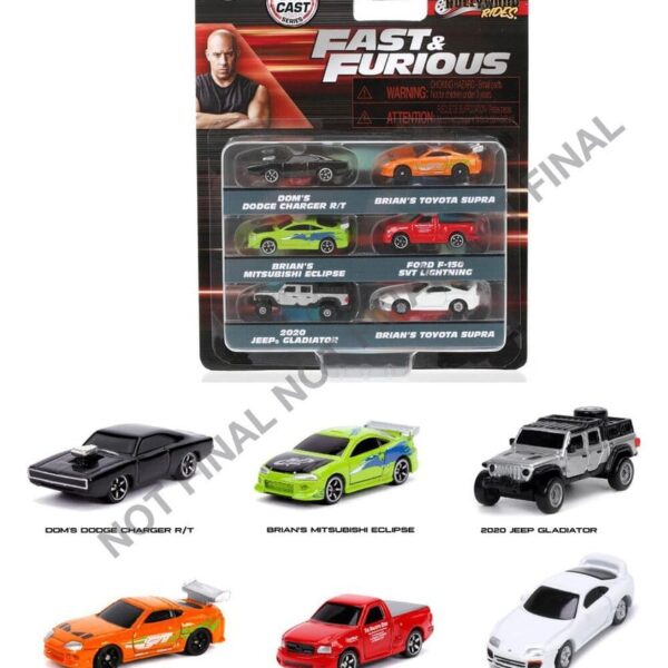 Fast & Furious 6-Pack Nano Cars