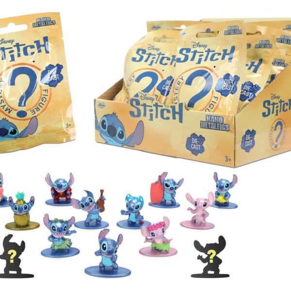 Lilo & Stitch Nanofigs Mini Figures Stitch Blind Box Display (24)