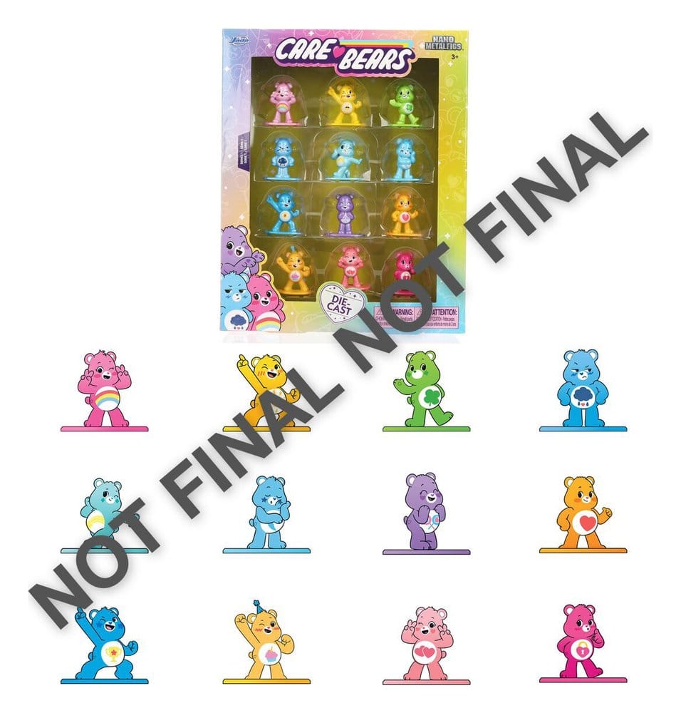 x_jada9337100314r00 Care Bears Nanofigs 12-Pack - immagine 1