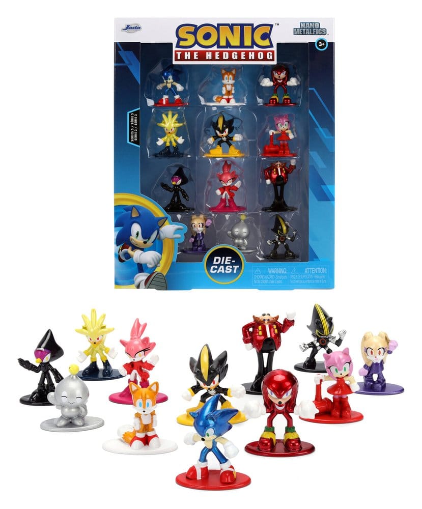 x_jada9337353314r00 Sonic Nano Metalfigs Mini Figures 12-Pack - immagine 1