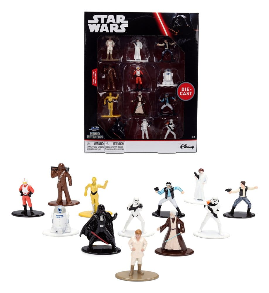 x_jada9337360314r00 Star Wars Nano Metalfigs Mini Figures 12-Pack - immagine 1