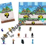 Minecraft Nano Metalfigs Mini Figures Blind Pack Display (24)