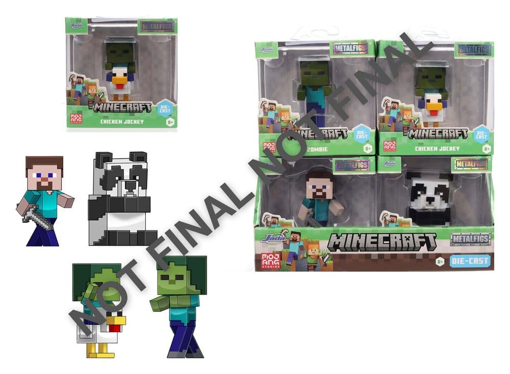 x_jada9385138300sd0 Minecraft Mini Figure 6 cm Wave 7 - immagine 1