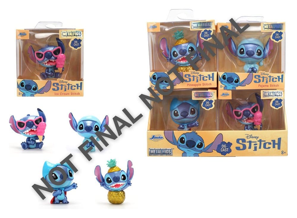 x_jada9385261300w04 Lilo & Stitch Mini Figures Wave 4 7 cm Display (12) - immagine 1