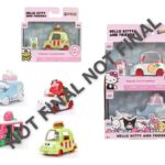 Sanrio Diecast Vehicles 1/55 Wave 1 Assortment (8)