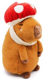 Capybara Plush Figure Mushroom 23 cm