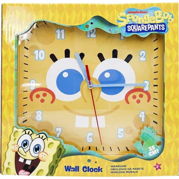 Spongebob Wall Clock square Spongebob