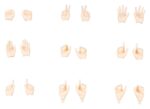Megami Device M.S.G 09 Accessory Set 1/1 Hand Set Skin Color A