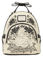 Alice in Wonderland Embroidered Floral Mini Backpack