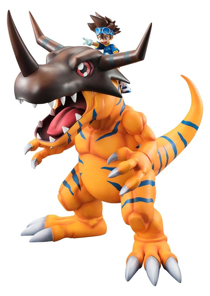 x_meho848438 Digimon Adventure Precious G.E.M. Series PVC Figure Greymon & Taichi Yagami 25 cm (Repeat) - immagine 1