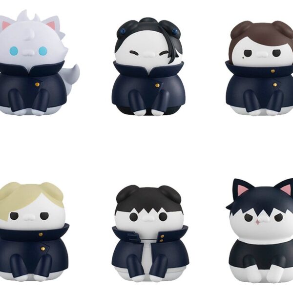 Jujutsu Kaisen Mega Cat Project Jujutsu Cats Hidden Inventory/Premature Death Ver. Mini Figures 3 cm Blind Box Display (8) (Repeat)
