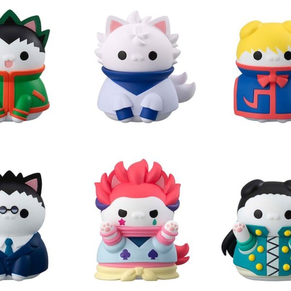 Hunter x Hunter Mega Cat Project Mini Figures Nyanter x Nyanter Hunter x Cat 3 cm Blind Box Assortment (8)