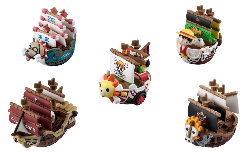 x_meho850820 One Piece YuraColle Series Mini Figures Grand Line Collection Set Vol.3 6 cm - immagine 1