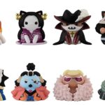 One Piece Mega Cat Project Nyan Piece Nyan! Luffy & the Seven Warlords of the Sea Mini Figures 3 cm Blind Box Display (8) (Repeat)