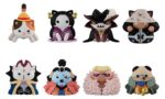One Piece Mega Cat Project Nyan Piece Nyan! Luffy & the Seven Warlords of the Sea Mini Figures 3 cm Blind Box Display (8) (Repeat)