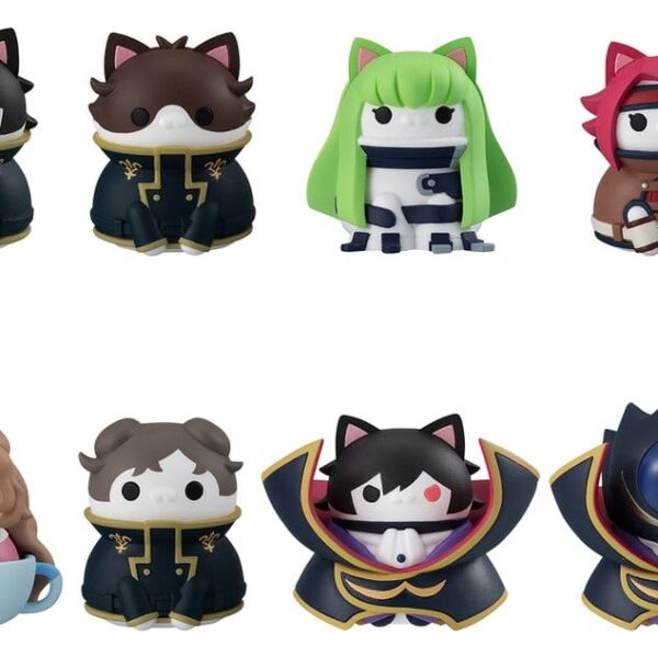 Code Geass: Lelouch of the Rebellion Mega Cat Project Mini Figures Code Genyass 3 cm Blind Box Assortment (8)