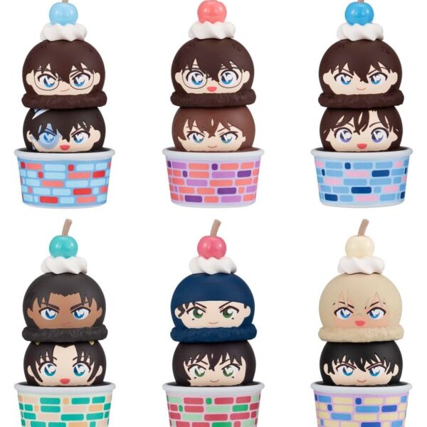 Detective Conan Tsumichen Stack up & Change Mini Figures 8 cm Blind Box Assortment (6)