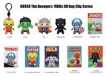 Marvel 3D PVC Bag Clips Series 1 Avengers 60th Comic Covers Blind Bag Display (24) - immagine 3