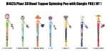 Pixar 3D Head Topper Spinning Pen Display (12) - immagine 2