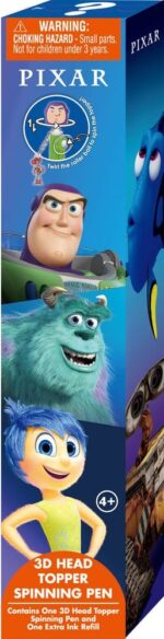 Pixar 3D Head Topper Spinning Pen Display (12) - immagine 3