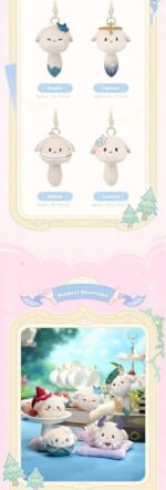 Genshin Impact Plush Figures Tea Party Companion Dodoco Blind Box 17-20 cm Display (9) - immagine 3