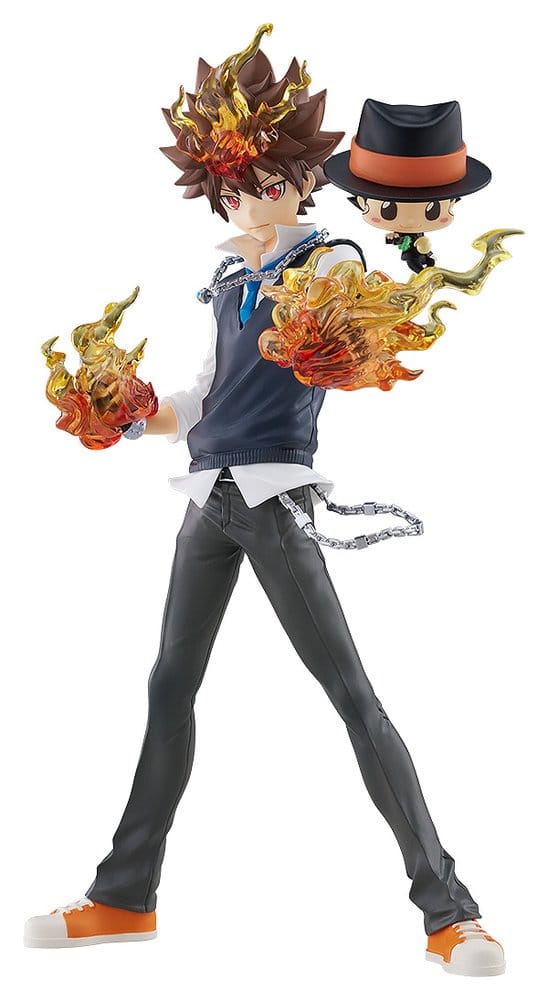 x_ora58077 Katekyo Hitman Reborn Pop Up Parade SP PVC Figures 2-Pack Tsunayoshi Sawada & Reborn 24 cm - immagine 1