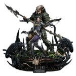 Aliens vs. Predator (Comic) Ultimate Premium Masterline Statue 1/4 Machiko & Broken Tusk Predator 79 cm