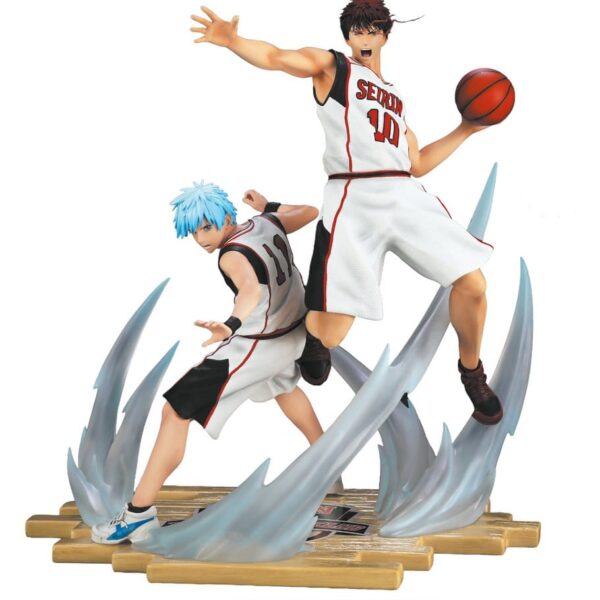 Kuroko's Basket Resin Statue 1/6 Tetsuya Kuroko & Taiga Kagami White Jersey Edition 41 cm