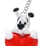 Asterix Keychain Dogmatix Red Heart