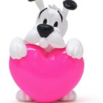 Asterix PVC Figure Dogmatix Pink Heart 4.5 cm