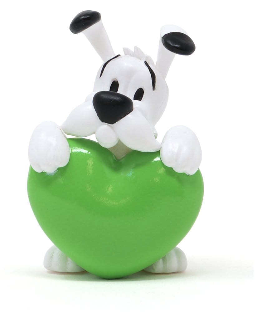 x_plt60337 Asterix PVC Figure Dogmatix Green Heart 4.5 cm - immagine 1