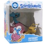 The Smurfs: Money Box Smurf on a Snail's Back 19 cm