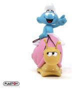 The Smurfs: Money Box Smurf on a Snail's Back 19 cm - immagine 2