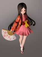 Suwahime Plafia Plastic Model Kit 14 cm - immagine 2