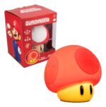 Super Mario SquishyGlo Silicon Light Super Mushroom Rechargeable 15 cm - immagine 3