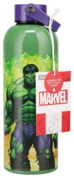 Marvel Universe Metal Water Bottle Hulk with Carry Loop - immagine 2
