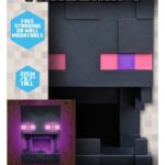 Minecraft Light Enderman Mask Motion Sensor 25 cm