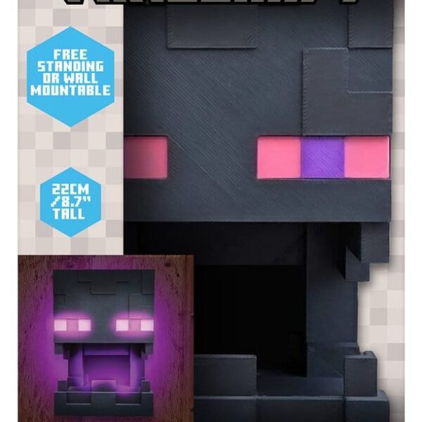Minecraft Light Enderman Mask Motion Sensor 25 cm