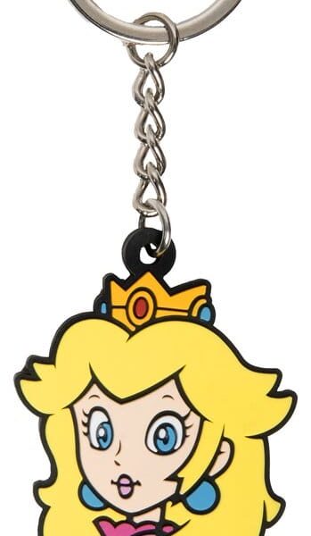Super Mario Keychain Princess Peach PVC 6 cm