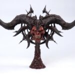 Diablo IV Art Mask Replica 1/2 Scale Mephisto 43 cm