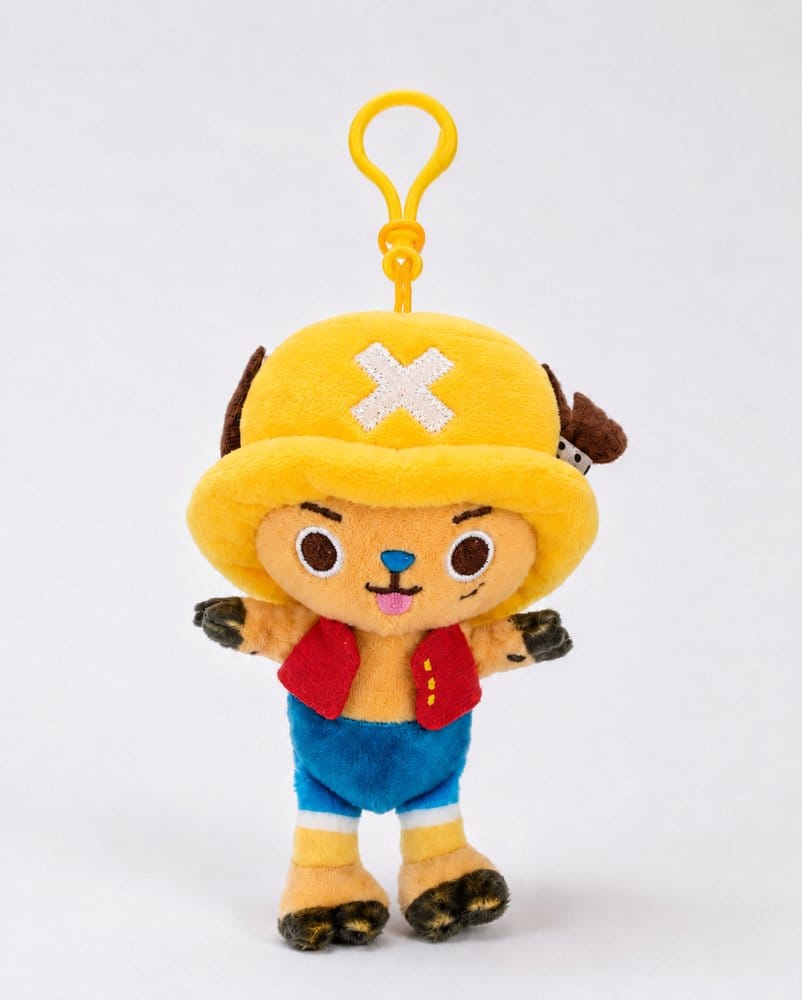 x_saka11106 One Piece Plush Keychain Chopper x Luffy / Ruffy 11 cm - immagine 1
