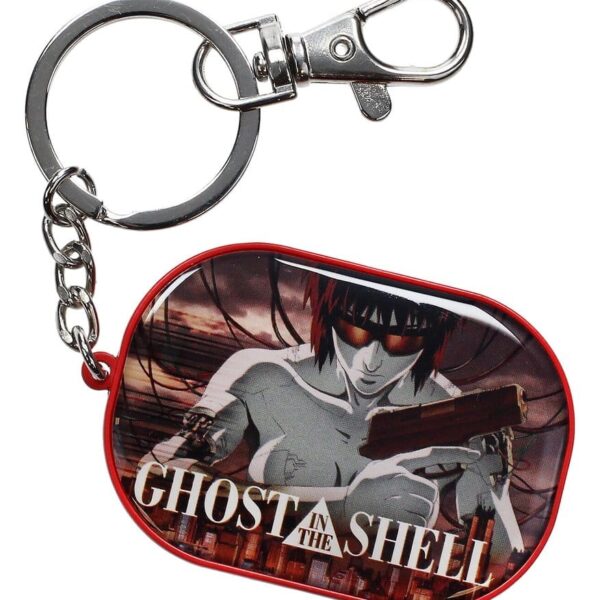 Ghost in the Shell Metal Keychain Armed Motoko 14 cm