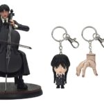 Wednesday Cello Figure with Figurative Keychain 20 cm