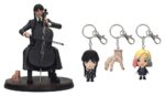 Wednesday Cello Figure with Figurative Keychain 20 cm - immagine 2