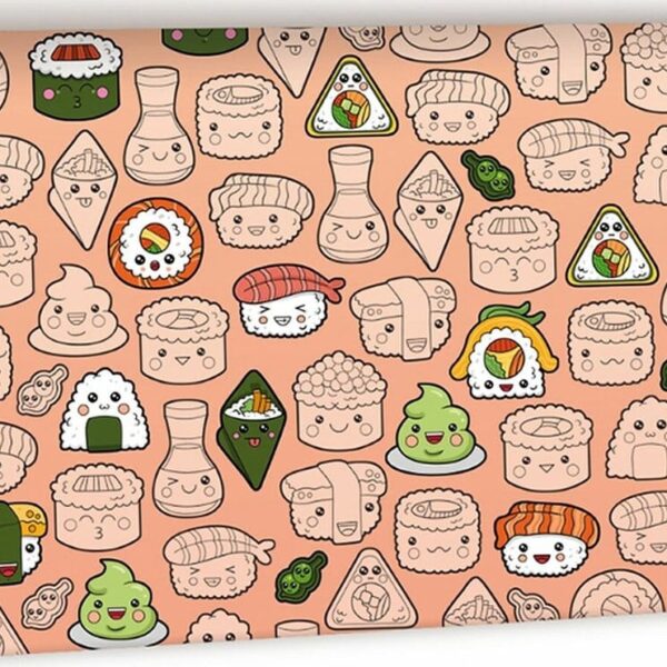 Uchiwa Manga Cover Sushies 24 x 17 cm