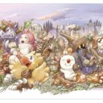 Final Fantasy Playmat Chocobo & Friends 61 x 34 cm