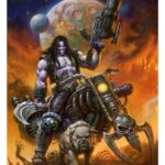 DC Comics Fine Art Print Lobo™: The Main Man by Alex Horley 46 x 61 cm - unframed