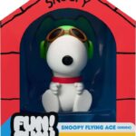 Vintage Peanuts Fun! Fun! Mini Figure Snoopy (Green Hat Flying Ace)